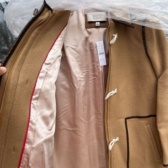 J Crew Collection Italian Blanket Wool Cashmere Fabric Toggle Coat NWT $550 - Picture 6 of 11